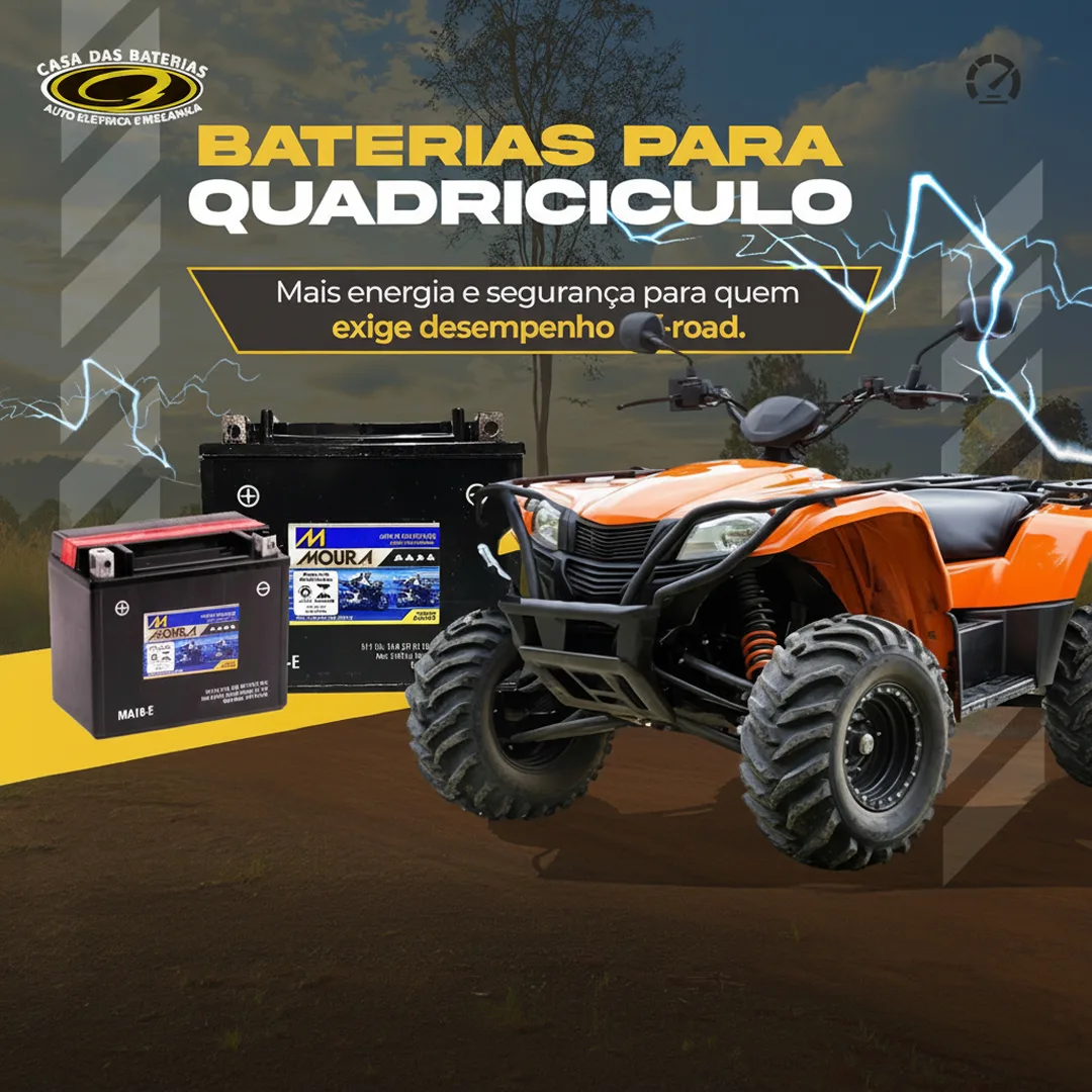 Baterias para quadriciclo em Criciúma